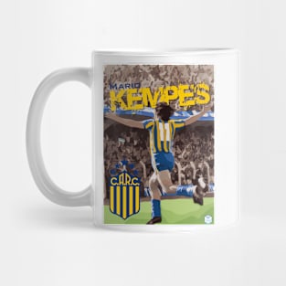 Mario Kempes Rosario Central Mug